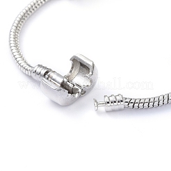 Brass European Bracelets&nbsp;BJEW-JB05143-03