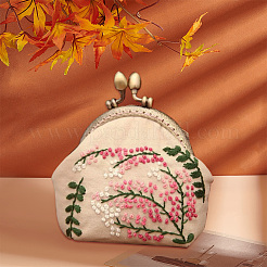 DIY Kiss Clasp Purse Making Kit&nbsp;DIY-WH0292-67A