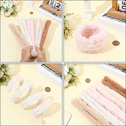 5袋入りDIYプラッシュシェニールスティック  人形作りの子供用工作材料  30個の蝶結びの手作り織りコスチュームアクセサリー付き  ミックスカラー  1000x20mm&nbsp;FIND-SC0020-86