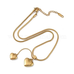 304 Stainless Steel Pendant Necklaces&nbsp;NJEW-P302-01G