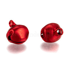 アルミベルのチャーム  レッド  14x11.5x10mm  穴：2mm&nbsp;X-ALUM-R002-03
