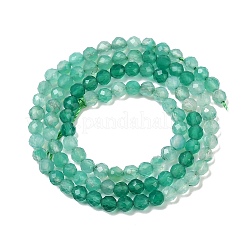 Gradient Color Natural Green Onyx Agate(Dyed & Heated) Beads Strands&nbsp;G-A252-A04-01