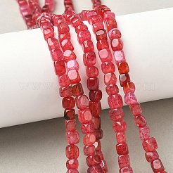 Natural Dragon Veins Agate(Dyed & Heated) Beads Strands&nbsp;G-G177-E18-03