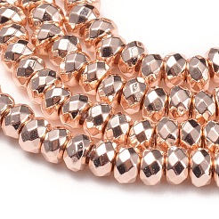 Electroplate Non-magnetic Synthetic Hematite Beads Strands&nbsp;G-I260-08C