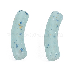 Marbled Stone Style Opaque Acrylic Beads&nbsp;X-OACR-G009-04A