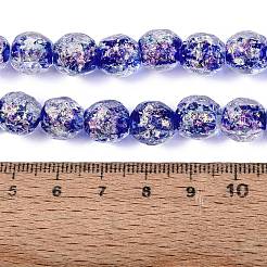 Handmade Foil Glass Beads Strands&nbsp;FOIL-Q002-05C
