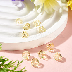 10Pcs Glass Imitation Austrian Crystal Beads&nbsp;GLAA-TADJ0001-11H