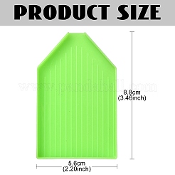 Arrow Shape Plastic Diamond Painting Tray Plate&nbsp;DIY-YW0008-21