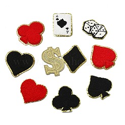 11Pcs 11 Styles Computerized Embroidery Cloth Iron on/Sew on Patches&nbsp;PATC-CJ0001-09