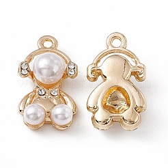ABS Plastic Imitation Pearl Pendants&nbsp;PALLOY-K259-06G
