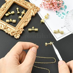 8Pcs 4 Styles Rack Plating Brass Pave Cubic Zirconia Pendants&nbsp;KK-CJ0003-67