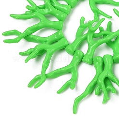 Opaque Acrylic Imitation Coral Beads Strands&nbsp;SACR-P033-02A-01