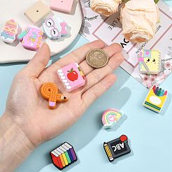 12Pcs 12 Styles Silicone Beads&nbsp;SIL-FS0001-34D