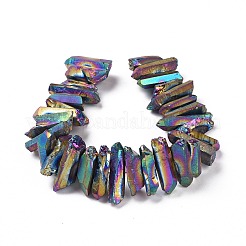 Natural Quartz Crystal Points Beads Strands&nbsp;G-K181-B19