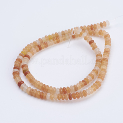 天然＆合成混合石ビーズ連売り  ロンデル  4.5~5x2~2.5mm  穴：0.8mm  約162~166個/連  15.1インチ〜15.3インチ（38.5~39cm）&nbsp;G-P354-M-4x2mm