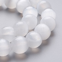 Natural Selenite Beads Strands&nbsp;G-L552H-16B