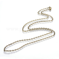 Iron Cable Chains Necklace Making&nbsp;MAK-R013-70cm-G