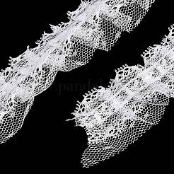 ポリエステルレーストリム  アクセサリー縫製用  ホワイト  1-3/8インチ（35mm）&nbsp;OCOR-H111-16A