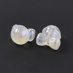 UV Plating Rainbow Iridescent Acrylic Beads&nbsp;PACR-M003-07E