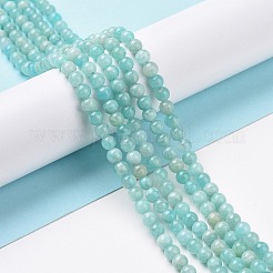 Natural Amazonite Round Beads Strands&nbsp;X-G-A025-01A
