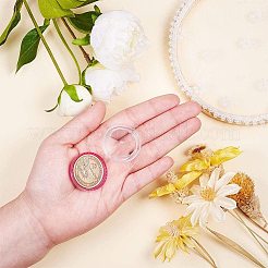 プラスチック化粧品クリームジャー3g  空の詰め替え可能なボトル  濃いピンク  2.9x1.6cm  容量：3g  120個/箱&nbsp;MRMJ-PH0001-11