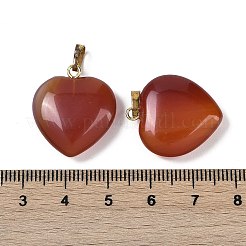 Dyed & Heated Natural Carnelian Pendants&nbsp;G-G956-B52-G