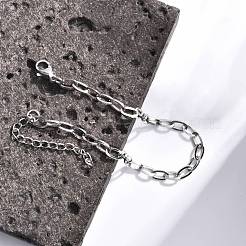 Non-Tarnish 304 Stainless Steel Cable Chain Bracelet for Men Women&nbsp;BJEW-E031-05C-P