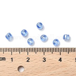 180g15色ガラスシードビーズ  光沢のある  ラウンド  ミックスカラー  6/0  4~5x2.5~4.5mm  穴：1.2~1.5mm  12 G /カラー&nbsp;SEED-JQ0003-01D-4mm