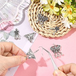 6Pcs 3 Styles Tibetan Style Alloy Pendants&nbsp;FIND-YW0011-65
