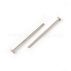 変色しにくい304ステンレススチール製フラットヘッドピン  ステンレス鋼色  16x0.6mm  22ゲージ  ヘッド：1.5mm&nbsp;STAS-G185-07P-0.6x16mm