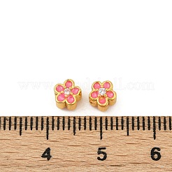 Brass Clear Cubic Zirconia Beads&nbsp;KK-Q081-09A-MG