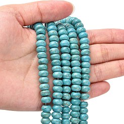 Synthetic Turquoise Beads Strands&nbsp;TURQ-G109-8x5mm-06