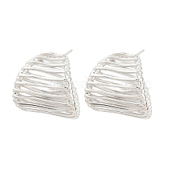 Brass Stud Earrings&nbsp;EJEW-P346-03P