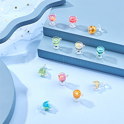 Resin Cup Pendants&nbsp;CRES-SC0001-23