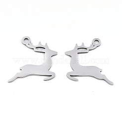 Non-Tarnish Christmas 201 Stainless Steel Pendants&nbsp;STAS-S081-065