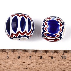 Handmade Millefiori Glass Rondelle Beads&nbsp;LA-N002-21A