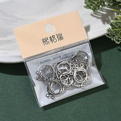 SHEGRACE Brass Leverback Earring Findings&nbsp;XGR0091P-88P