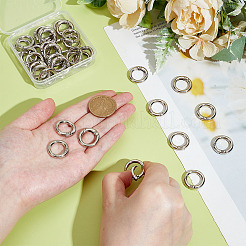40Pcs Zinc Alloy Spring Gate Rings&nbsp;FIND-ME0002-11