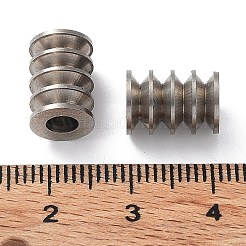 Non-Tarnish 303 Stainless Steel European Beads&nbsp;STAS-Q302-28B-P