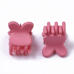 ヘアアクセサリー  プラスチックバンスクリップ  スプレー式塗料  ミックスカラー  15x12x16mm&nbsp;PHAR-R176-02