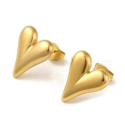 PVD Vacuum Plating 304 Stainless Steel Stud Earring&nbsp;EJEW-C099-04GP