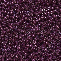 MIYUKIラウンドロカイユビーズ  日本製シードビーズ  （rr313)クランベリーゴールド光沢  11/0  2x1.3mm  穴：0.8mm  約1100PCS /ボトル  10 G /ボトル&nbsp;SEED-JP0008-RR0313