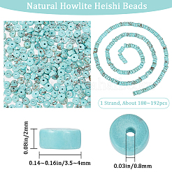 1 Srand Natural Howlite Beads Strands&nbsp;G-BBC0001-27