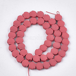 Spray Painted Non-magnetic Synthetic Hematite Beads Strands&nbsp;G-T116-23-12