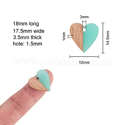 Resin & Wood Pendants&nbsp;LS-RESI-CJC0001-19C