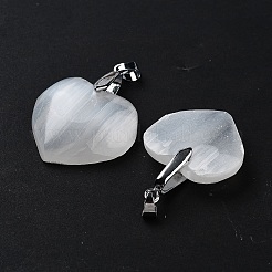 Natural Selenite Pendants&nbsp;G-M091-01B