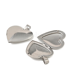 316 Stainless Steel Locket Pendants&nbsp;STAS-K321-12C-P