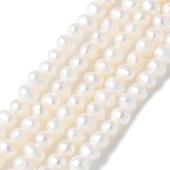 Natural Cultured Freshwater Pearl Beads Strands&nbsp;PEAR-I007-07G-01A
