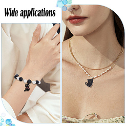 16Pcs 8 Styles Alloy Enamel Pendants&nbsp;ENAM-FP0002-61