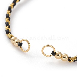 Adjustable Nylon Braided Cord Bracelet Making&nbsp;AJEW-JB00891-01
